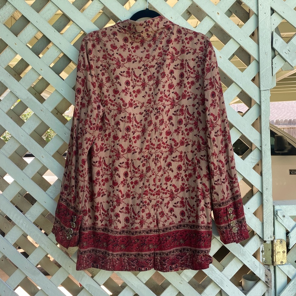 SOLD Free people Bellflower Blazer size medium - Picture 4 of 5